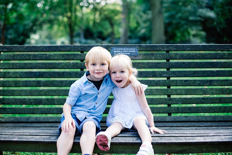 Kids photos, lifestyle photography, park, bench, children, natural photos, natural light photography, candid, heartfelt, love, family, Why I Love kids (And You Should, Too!)